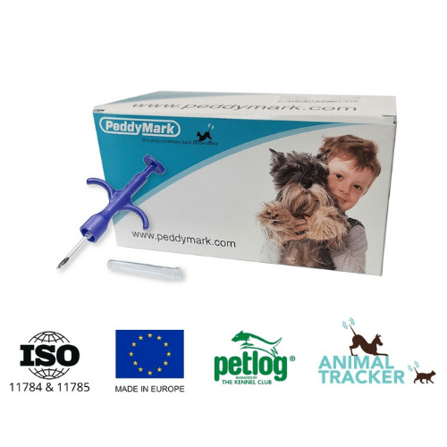 Single Shot Syringe Microchips - 1.4mm x 10mm