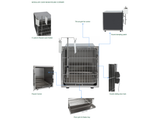 Stainless Steel Modular Cage (1220 x 700 x 1570)