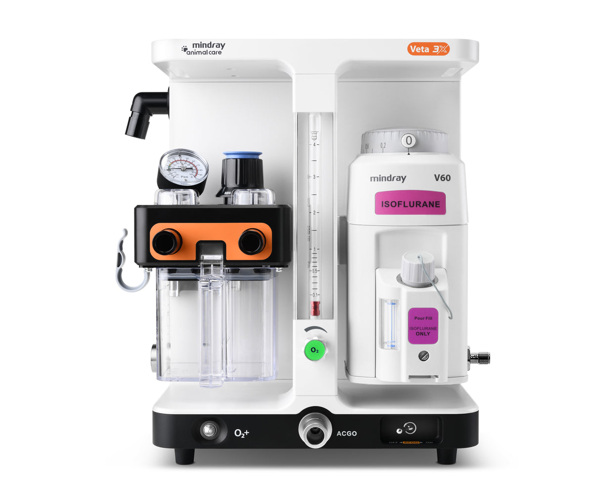 Mindray Animal Veta 3X Key Fill Anaesthesia Machine - Wall Mount with Selectatec