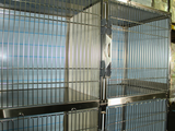 Assembled Stainless Steel Double Cage with Trolley - 1830 x 910mm