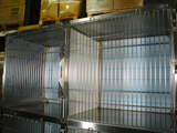 Assembled Stainless Steel Double Cage with Trolley - 1830 x 910mm