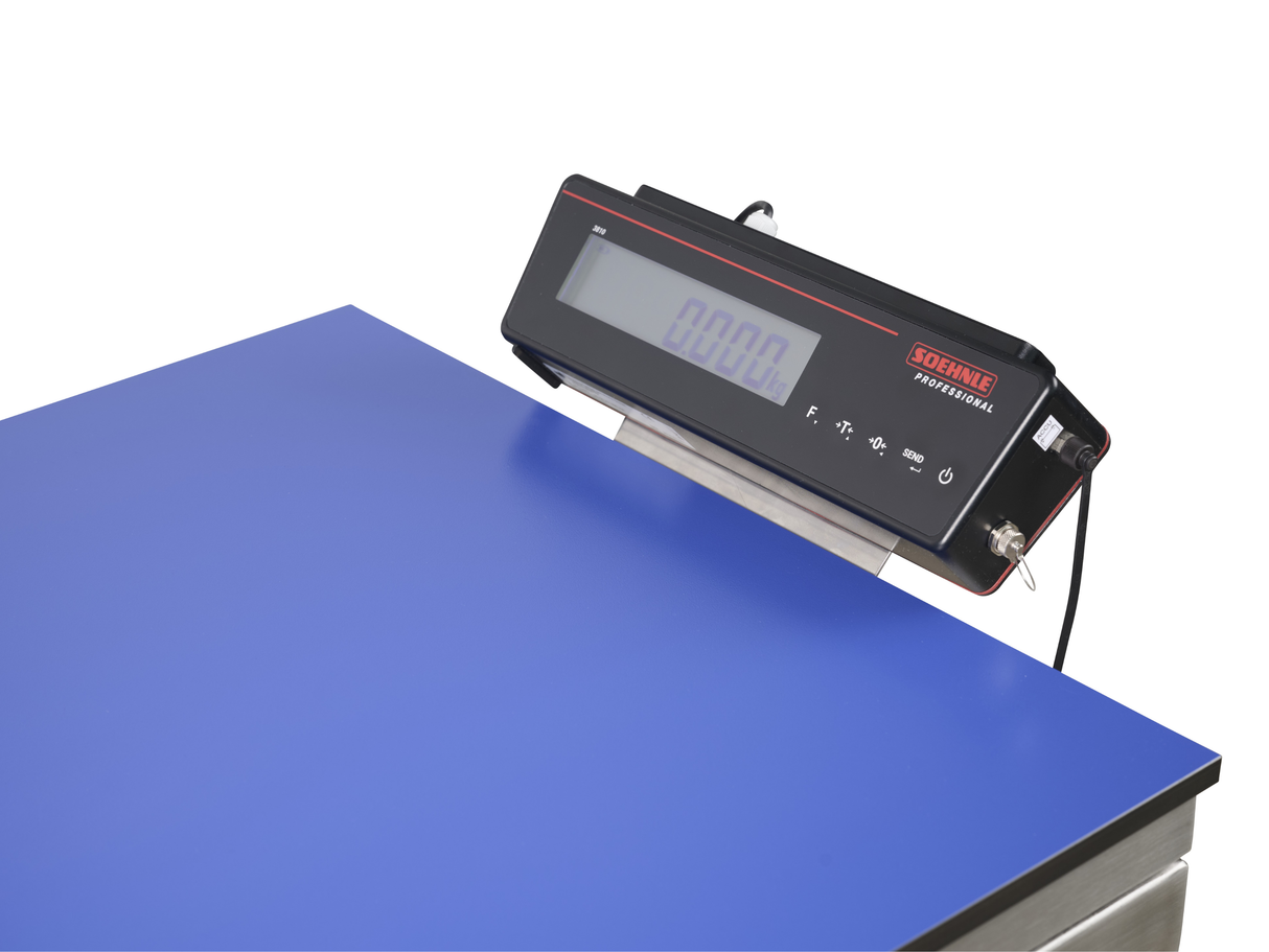 Electric Scissor Table with Phenolic Top & Scales (1200 x 550 x 400–1000mm)