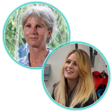 Carol Dobson, Practice Owner & Veterinary Surgeon at Craigpark Veterinary Centre, and Lauren Hunt, IMSc Vet Physio, Canine Hydrotherapist & Lecturer, Anglia Ruskin University