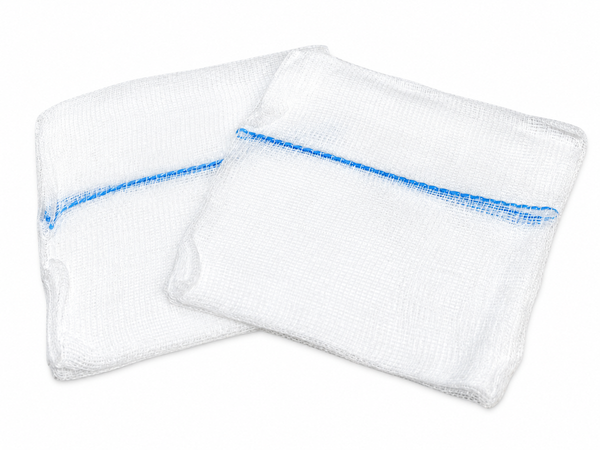 X-ray Detectable Swabs 12ply 10x10cm White