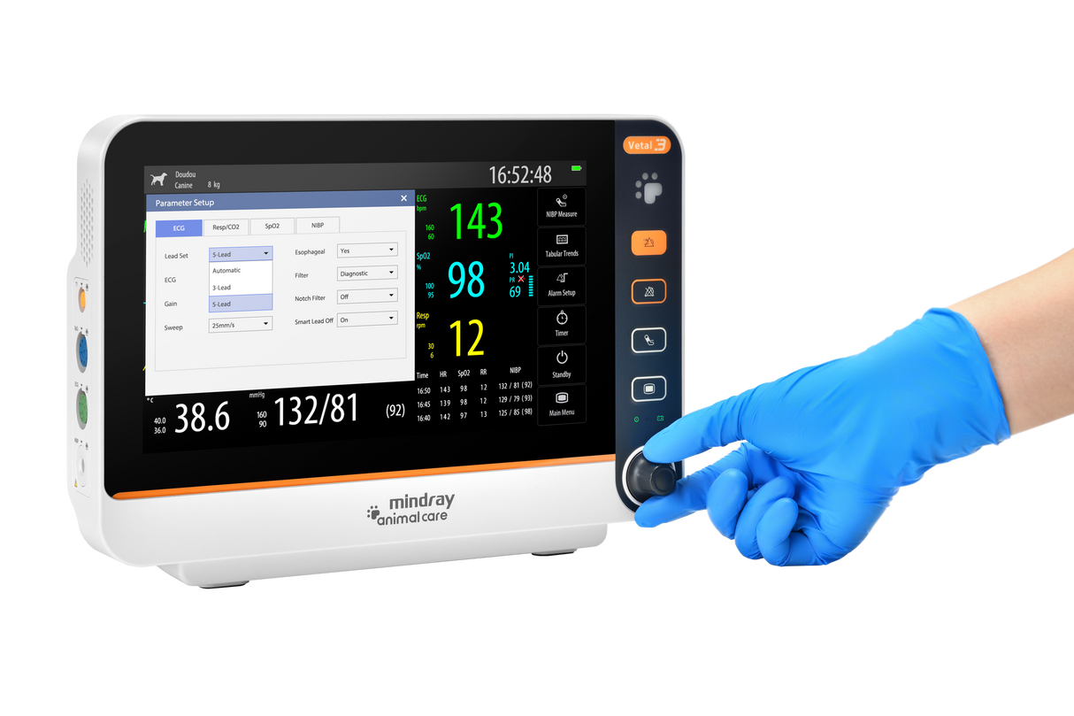 Mindray Animal Vetal 3 Portable Veterinary Monitor