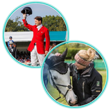 Harry Meade, FEI Eventing World Number One 2025/2026, and Jess Errington, Head Groom