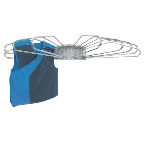 Kiran Three Hanger Wall Rack - Right folding