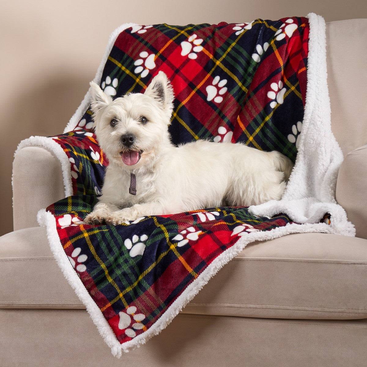 FREE Gift - Paw Flannel Fleece Throw