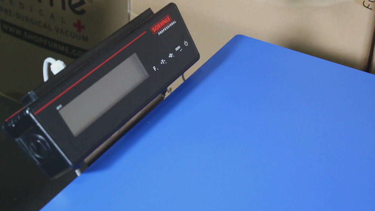 Electric Scissor Table with Phenolic Top & Scales (1200 x 550 x 400–1000mm)