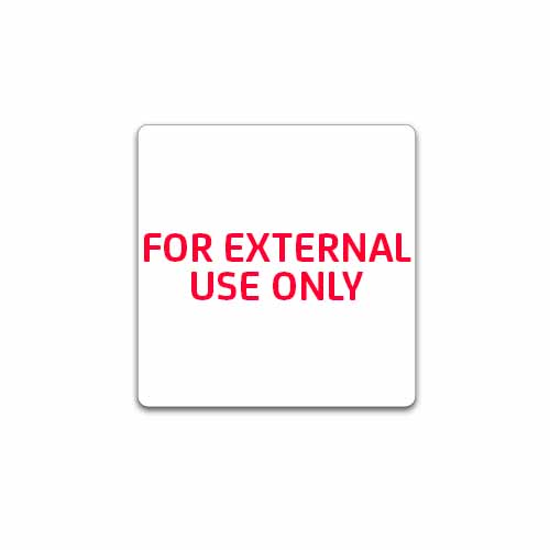 For External Use Only Labels